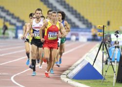 Alberto Suarez, plata 5000m T13 Mundial Atletismo Doha2015