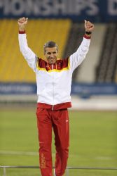 Alberto Suarez, plata 5000m T13 Mundial Atletismo Doha2015