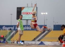 Sara Fernandez salto de longitud T12 Mundial Atletismo Doha 2015