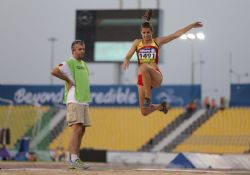 Sara Martinez Puntero Bronce salto de longitud T12 Mundial Atletismo Doha2015