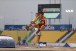 Sara Martinez Puntero Bronce salto de longitud T12 Mundial Atletismo Doha2015