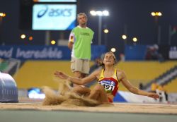 Sara Martinez Puntero Bronce salto de longitud T12 Mundial Atletismo Doha2015