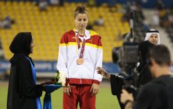 Sara Martinez Puntero Bronce salto de longitud T12 Mundial Atletismo Doha2015