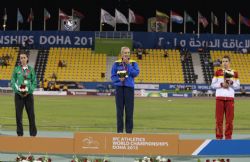 Sara Martinez Puntero Bronce salto de longitud T12 Mundial Atletismo Doha2015