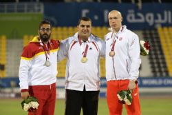 Kim Lopez Plata lanzamiento de disco T12 Mundial Atletismo Doha 2015