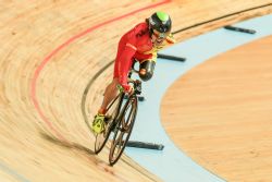 Juanjo Mndez en el Campeonato del Mundo en pista Montichiari 2016