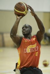 Amadou Diallo, jugador baloncesto en silla de ruedas