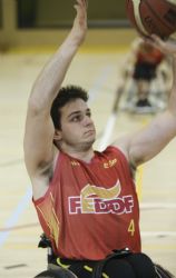 Daniel Stix, jugador de baloncesto en silla de ruedas