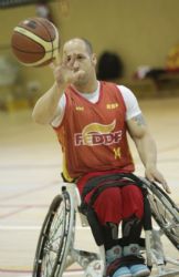 David Mouriz, jugador de baloncesto en silla de ruedas