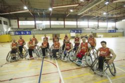 Equipo nacional baloncesto en silla de ruedas, marzo 2016