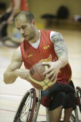 Jess Romero, jugador de baloncesto en silla de ruedas