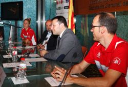 Presentacin de la preseleccin del equipo paralmpico espaol para Rio2016 en Barcelona