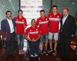 Presentacin de la preseleccin del equipo paralmpico espaol para Ro2016 en Barcelona