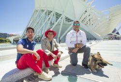 Presentacin de la ropa que vestir el equipo paralmpico espaol en los Juegos Paralmpicos de Rio2016 diseada por Luanvi