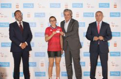 Acto de entrega de tarjetas de Sanitas a deportistas olmpicos y paralmpicos antes de los Juegos de Rio 2016