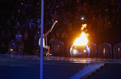 Encendido de la llama Paralmpica, acto de inauguracin