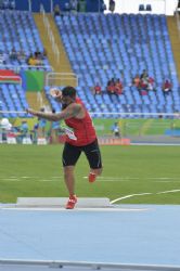 Kim Lopez Oro Rio 2016 lanzamiento peso 16.44 categoria F12 foto segunda