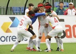 Imagen del partido Espaa-China.