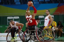 La seleccin espaola de BSR debut en los Juegos Paralmpicos de Rio con una contundente victoria sobre Canad, 80-46