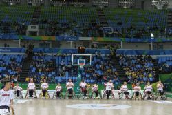 Seleccin Espaola de Baloncesto en Silla de Ruedas contra Japn. Segunda jornada Juegos Paralmpicos Ro 2016