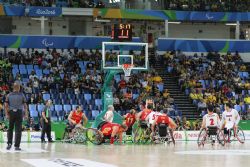 Seleccin Espaola de Baloncesto en Silla de Ruedas contra Japn. Jornada 2 de los Juegos Paralmpicos de Ro 2016