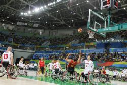 Seleccin Espaola de Baloncesto en Silla de Ruedas contra Japn. Jornada 2 de los Juegos Paralmpicos de Ro 2016