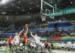 Seleccin Espaola de Baloncesto en Silla de Ruedas contra Japn. Jornada 2 de los Juegos Paralmpicos de Ro 2016