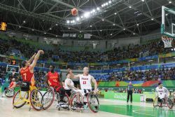 Seleccin Espaola de Baloncesto en Silla de Ruedas contra Japn. Jornada 2 de los Juegos Paralmpicos de Ro 2016