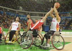 Espaa perdi frente a Turqua (65-68) en el tercer partido de la competicin paralmpica de BSR