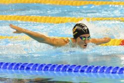 Plata en los Juegos de Ro en los 200 estilos individual. Sarai Gascn con un tiempo de 2,35,,84