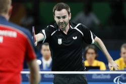 lvaro Valera consigue la plata en los Juegos Paralmpicos de Ro 2016 enfrentndose en la final individual de Tenis de Mesa clase 6 al dans Peter Rosenmeier