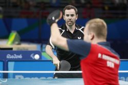 lvaro Valera consigue la plata en los Juegos Paralmpicos de Ro 2016 enfrentndose en la final individual de Tenis de Mesa clase 6 al dans Peter Rosenmeier