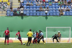 La Seleccin Espaola de Ftbol 5 contra Argentina en la fase de preliminares. Jornada 5 de los Juegos Paralmpicos de Ro