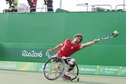 Partido de Dobles entre España y Belgica Tenis en silla de ruedas