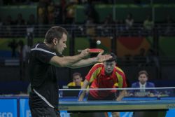 Jordi Morales Pierde contra el chino Yan Shuo en la clase 7 individual masculino