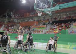 La seleccin masculina de baloncesto en silla de ruedas se clasifica para las semifinales tras derrotar a Alemania por 70-66