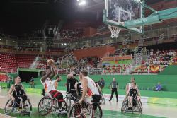 La seleccin masculina de baloncesto en silla de ruedas se clasifica para las semifinales tras derrotar a Alemania por 70-66