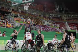 La seleccin masculina de baloncesto en silla de ruedas se clasifica para las semifinales tras derrotar a Alemania por 70-66