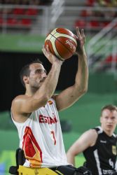 La seleccin masculina de baloncesto en silla de ruedas se clasifica para las semifinales tras derrotar a Alemania por 70-66