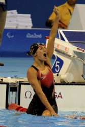 Michelle Alonso se hace con el oro y un nuevo rcord paralmpico en los 100 metros braza