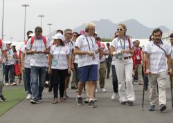 Visita de S.A.R. la Infanta Elena a la Villa Paralmpica de los Juegos de Ro 2016