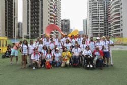 Visita de S.A.R. la Infanta Elena a la Villa Paralmpica de los Juegos de Ro 2016