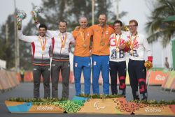 Medalla de plata Ignacio Avila ciclismo en ruta