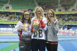 Mara Delgado, bronce JJ.PP. Ro en los 50 libres (S12)