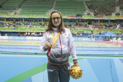 Mara Delgado, bronce JJPP Ro en los 50 libres (S12)