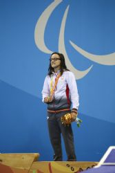 Mara Delgado, bronce JJPP Ro en los 50 libres (S12)