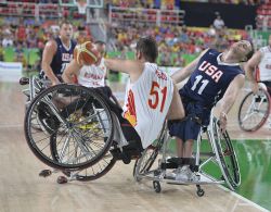 Final contra EE.UU. de B.S.R. en los Juegos Paralímpicos de Río en la que España se proclamó subcampeona y estuvo por primera vez en el medallero
