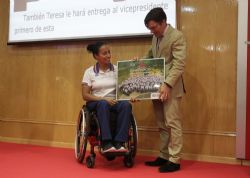 Visita del equipo paralmpico espaol a las empresas patrocinadoras del Plan ADOP tras los Juegos de Rio 2016