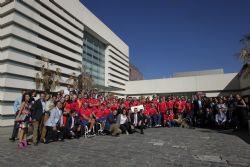 Visita del equipo paralmpico espaol a las empresas patrocinadoras del Plan ADOP tras los Juegos de Rio 2016