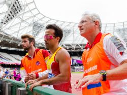 Martn Parejo participa en salto de longitud en el Campeonato del Mundo de Atletismo Paralmpico de Londres.